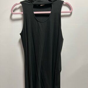 Pink Rose Classic Black dress